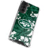 NFL New York Jets Tropical Print Galaxy S22 Plus Clear Case