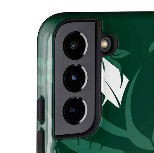 NFL New York Jets Tropical Print Galaxy S22 Plus Pro Case