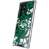NFL New York Jets Tropical Print Galaxy S22 Ultra Clear Case