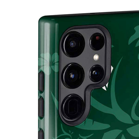 NFL New York Jets Tropical Print Galaxy S22 Ultra Pro Case