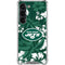 NFL New York Jets Tropical Print Galaxy S23 Clear Case