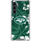 NFL New York Jets Tropical Print Galaxy S23 FE Clear Case