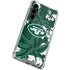 NFL New York Jets Tropical Print Galaxy S23 FE Clear Case
