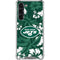 NFL New York Jets Tropical Print Galaxy S23 Plus Clear Case