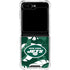 NFL New York Jets Tropical Print Galaxy Z Flip5 5G Clear Case