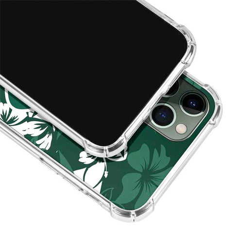 NFL New York Jets Tropical Print iPhone 11 Pro Max Clear Case