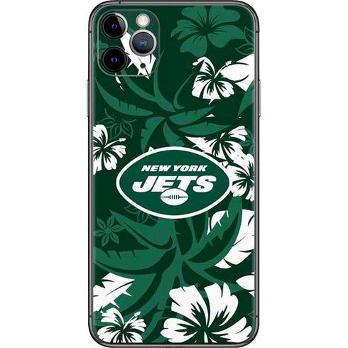 NFL New York Jets Tropical Print iPhone 11 Pro Max Skin