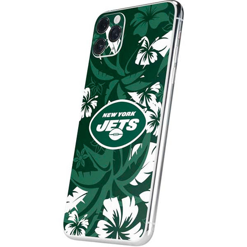 NFL New York Jets Tropical Print iPhone 11 Pro Max Skin