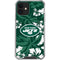 NFL New York Jets Tropical Print iPhone 12 Mini Clear Case