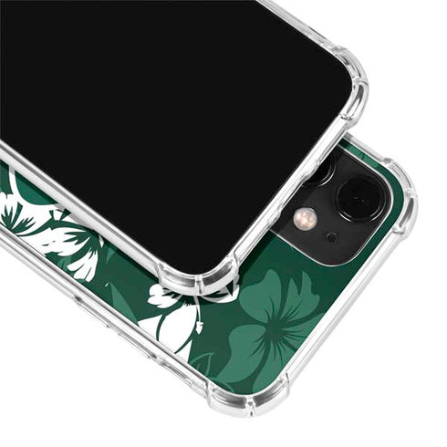 NFL New York Jets Tropical Print iPhone 12 Mini Clear Case