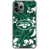NFL New York Jets Tropical Print iPhone 12 Pro Clear Case