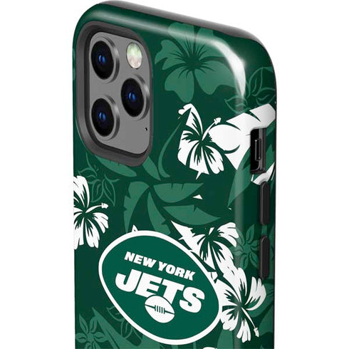 NFL New York Jets Tropical Print iPhone 12 Pro Max Impact Case