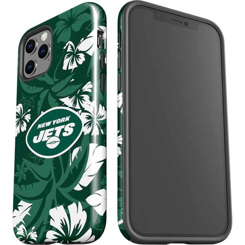 NFL New York Jets Tropical Print iPhone 12 Pro Max Impact Case