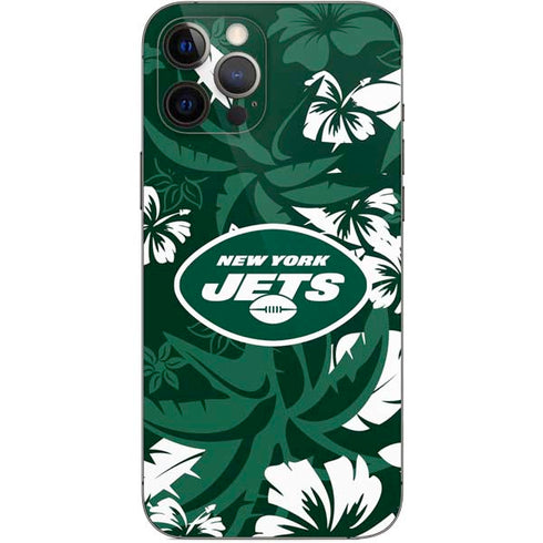 NFL New York Jets Tropical Print iPhone 12 Pro Max Skin