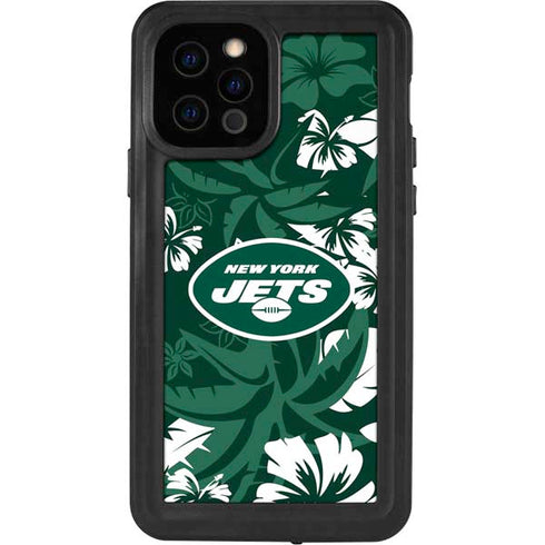 NFL New York Jets Tropical Print iPhone 12 Pro Waterproof Case