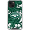 NFL New York Jets Tropical Print iPhone 13 Clear Case