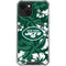 NFL New York Jets Tropical Print iPhone 13 Mini Clear Case
