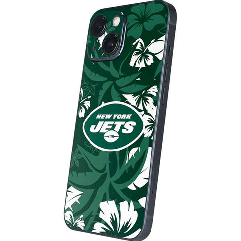 NFL New York Jets Tropical Print iPhone 13 Mini Skin
