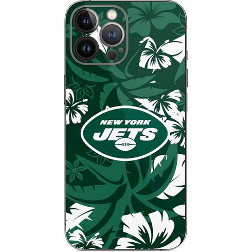 NFL New York Jets Tropical Print iPhone 13 Pro Max Skin