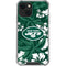 NFL New York Jets Tropical Print iPhone 14 Clear Case