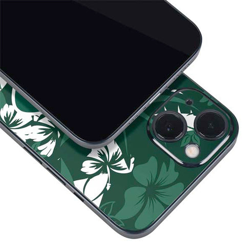NFL New York Jets Tropical Print iPhone 15 Plus Skin