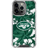 NFL New York Jets Tropical Print iPhone 14 Pro Clear Case