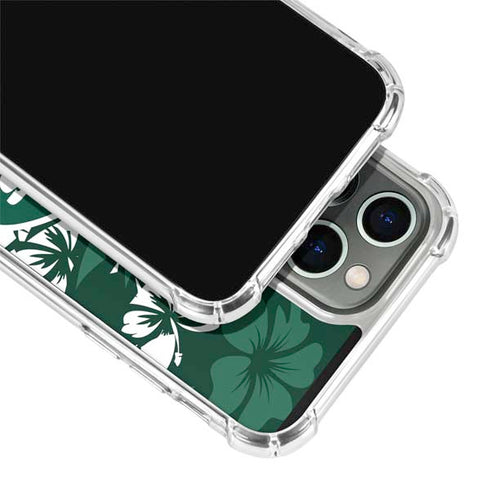 NFL New York Jets Tropical Print iPhone 14 Pro Clear Case