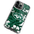 NFL New York Jets Tropical Print iPhone 14 Pro Clear Case