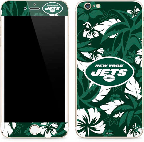 NFL New York Jets Tropical Print iPhone 6/6s Plus Skin