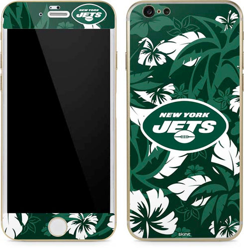 NFL New York Jets Tropical Print iPhone 6/6s Skin