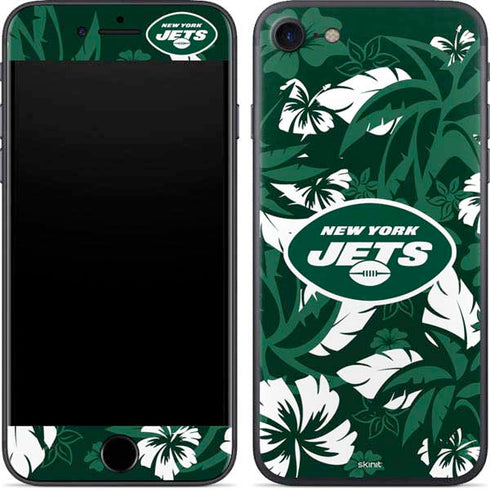 NFL New York Jets Tropical Print iPhone SE (2nd & 3rd Gen) Skin