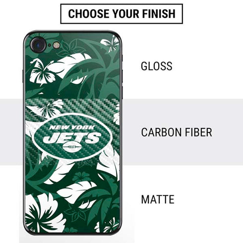 NFL New York Jets Tropical Print iPhone SE (2nd & 3rd Gen) Skin