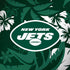 NFL New York Jets Tropical Print iPhone X Skin