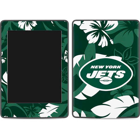 NFL New York Jets Tropical Print Amazon Kindle Skin