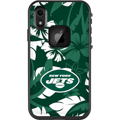 NFL New York Jets Tropical Print LifeProof Fre iPhone Skin