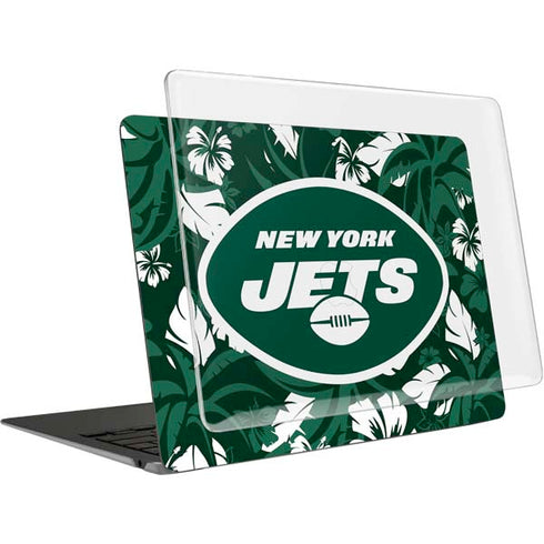 NFL New York Jets Tropical Print MacBook Air 13in M1 (2021) Case plus Skin