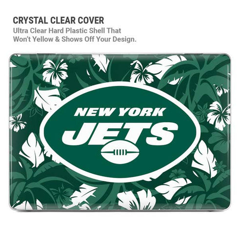 NFL New York Jets Tropical Print MacBook Air 13in M1 (2021) Case plus Skin