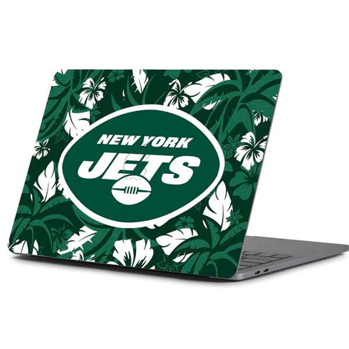 NFL New York Jets Tropical Print Apple MacBook Pro 13-inch Skin