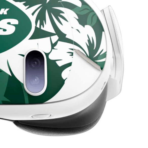 NFL New York Jets Tropical Print Meta Quest 3 Skin