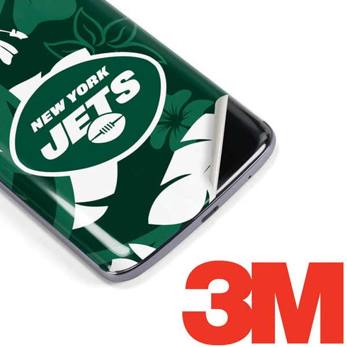 NFL New York Jets Tropical Print Moto E5 Plus Skin