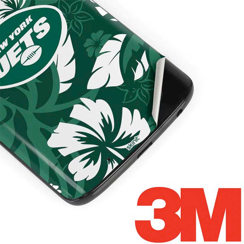 NFL New York Jets Tropical Print Moto G6 Skin