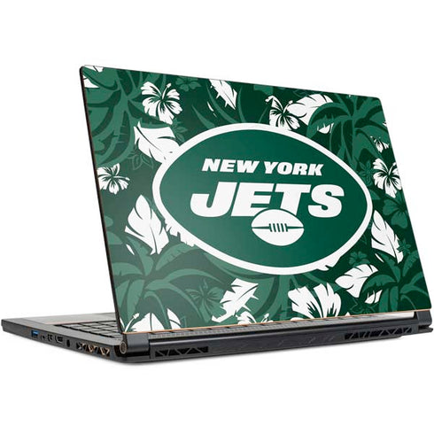 NFL New York Jets Tropical Print MSI GS65 Stealth Laptop Skin