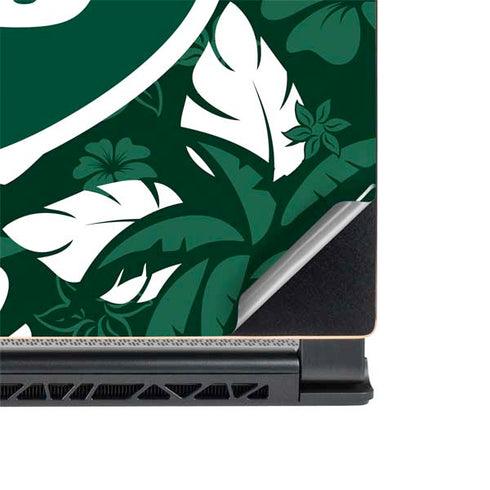 NFL New York Jets Tropical Print MSI GS65 Stealth Laptop Skin