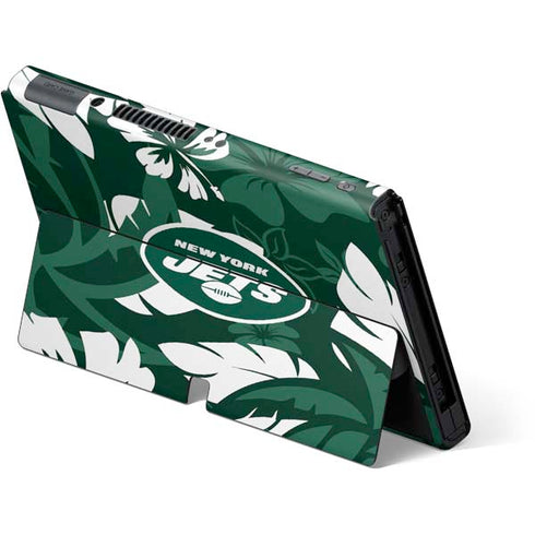 NFL New York Jets Tropical Print Nintendo Switch OLED (2021) Skin