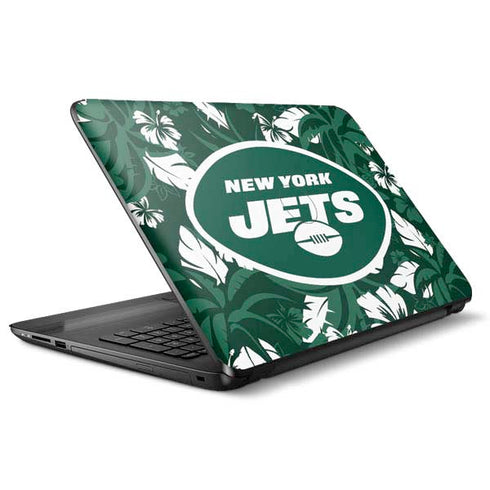 NFL New York Jets Tropical Print HP Notebook Skin