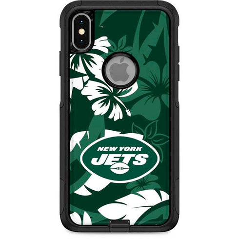 NFL New York Jets Tropical Print Otterbox Commuter iPhone Skin