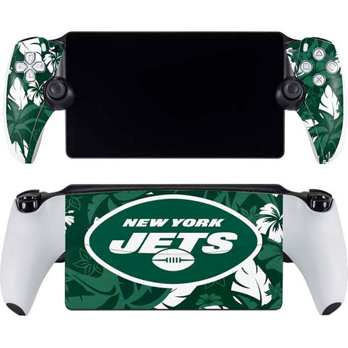 NFL New York Jets Tropical Print PlayStation Portal Remote Player Skin