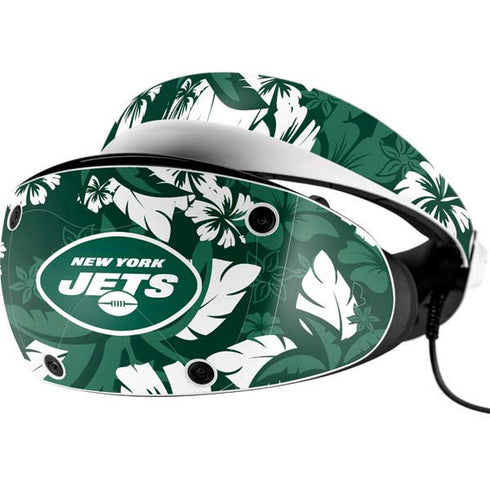 NFL New York Jets Tropical Print PlayStation VR2 Skin