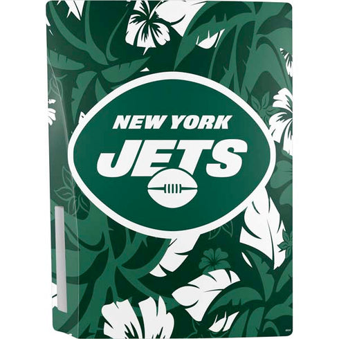 NFL New York Jets Tropical Print PS5 Bundle Skin