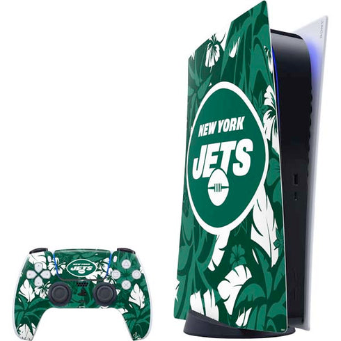 NFL New York Jets Tropical Print PS5 Digital Edition Bundle Skin